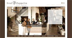 Desktop Screenshot of hotel-graf-zeppelin.de