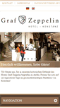 Mobile Screenshot of hotel-graf-zeppelin.de